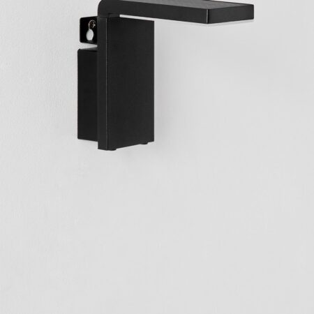 Lampada da parete LED solare da esterno in alluminio Luxore
