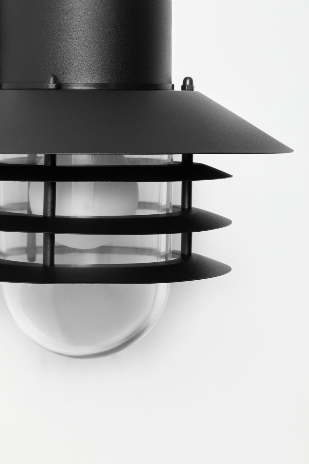 Lampada da parete per esterno Uvona in acciaio inox