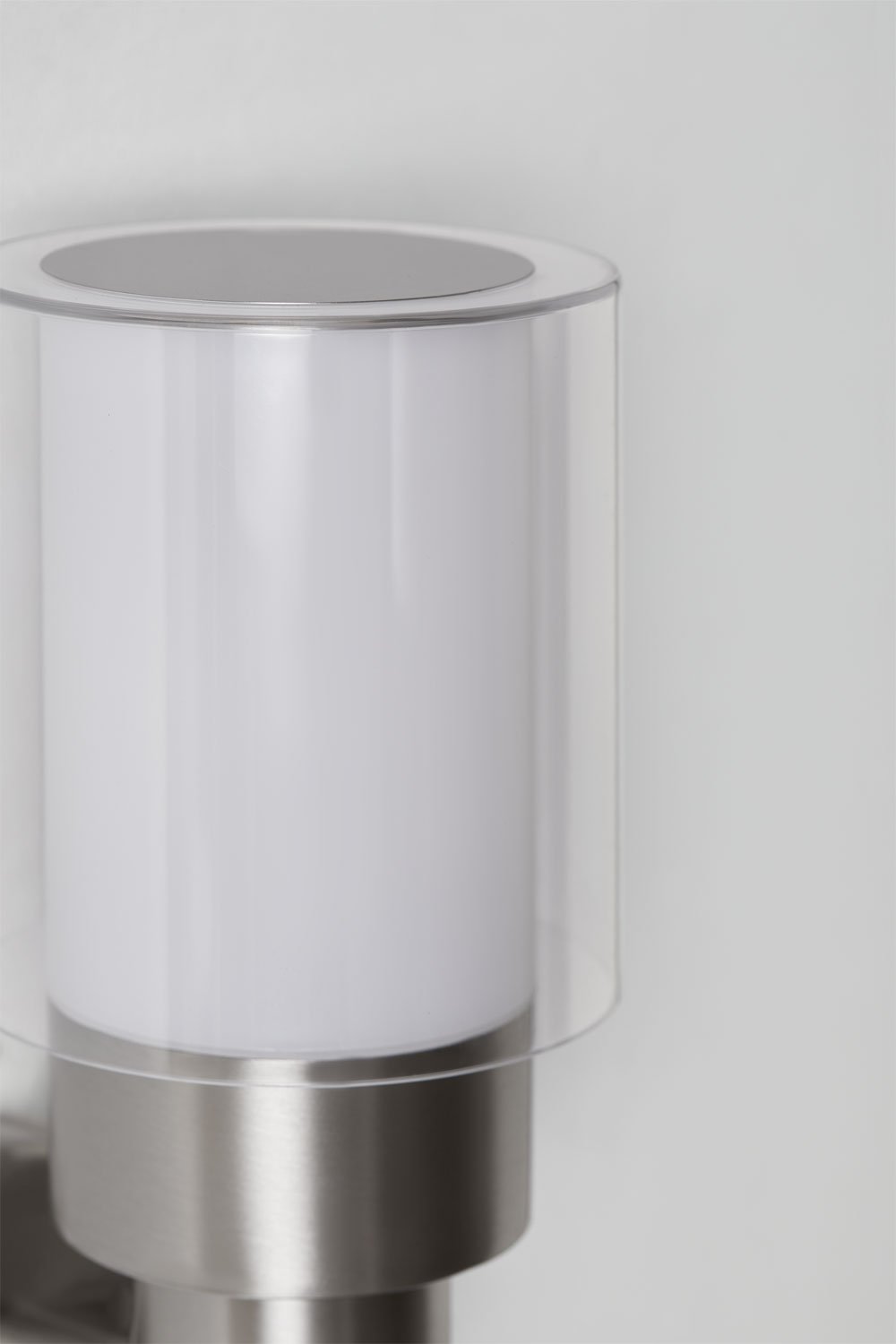 Lampada da parete per esterno Vantol in acciaio inox