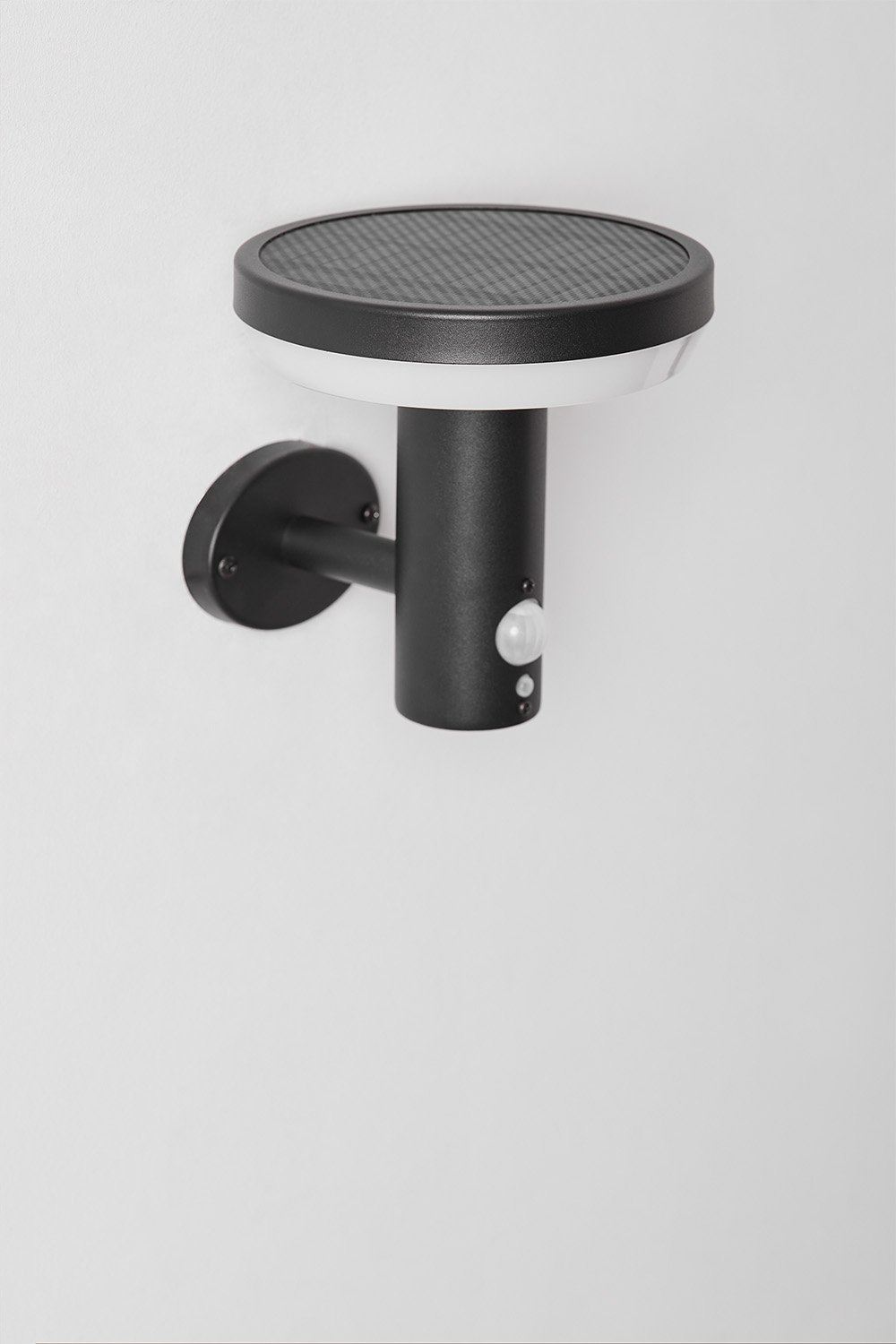 Lampada da parete solare da esterno a LED in acciaio inox Ovint