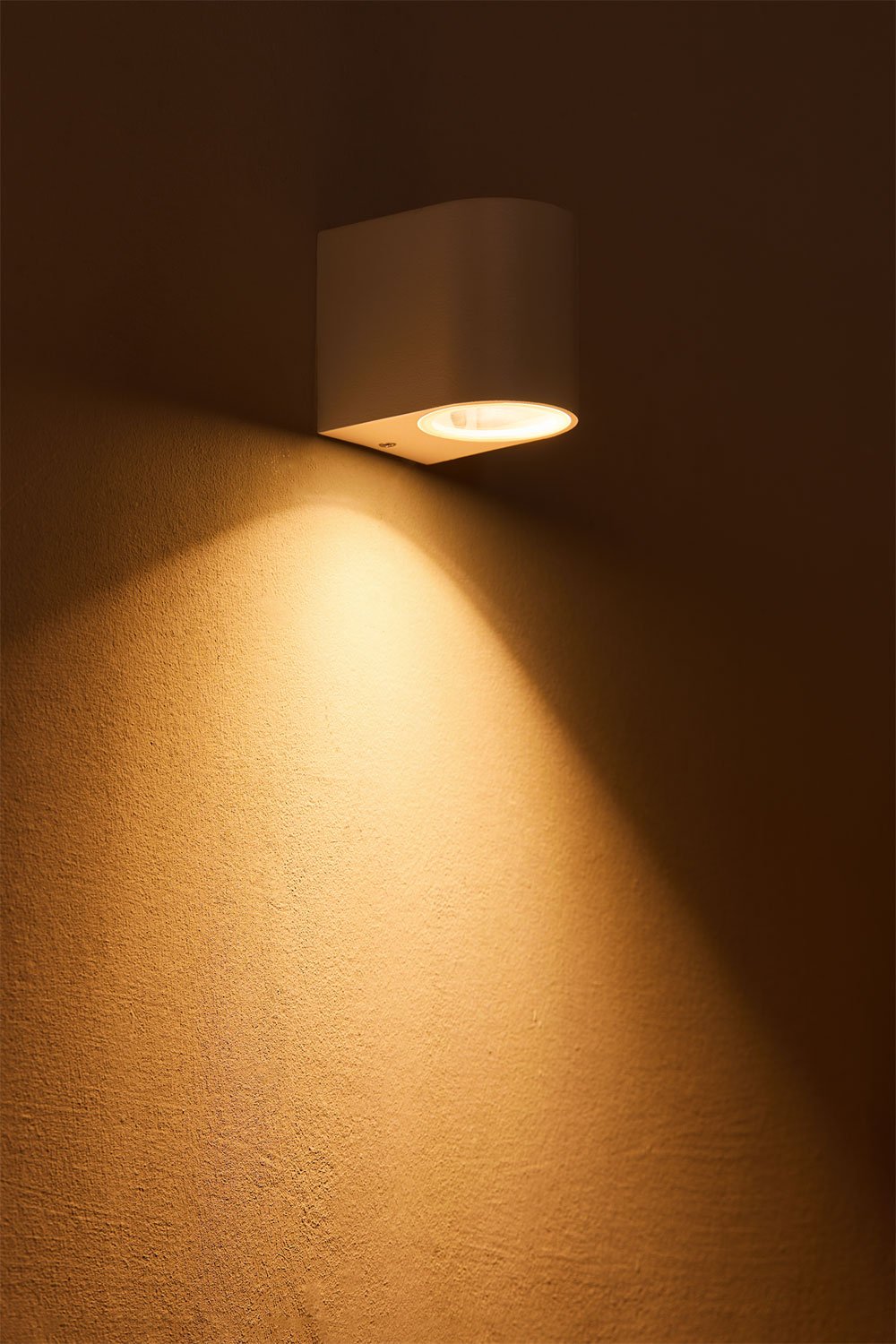 Lampada da parete per esterno Pevot in alluminio