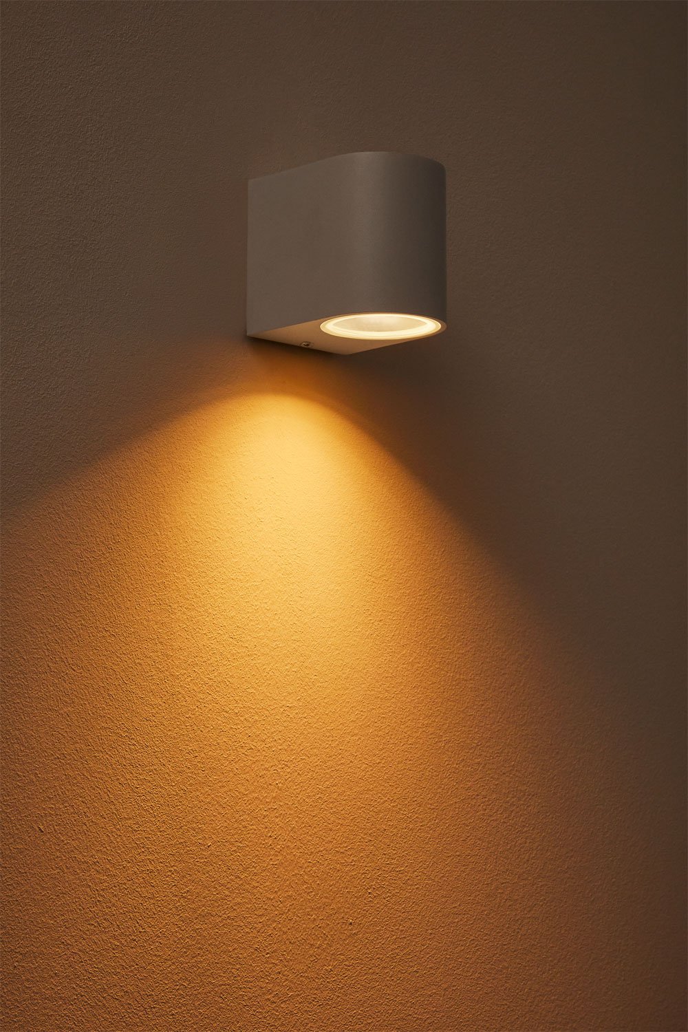 Lampada da parete Pevot in alluminio