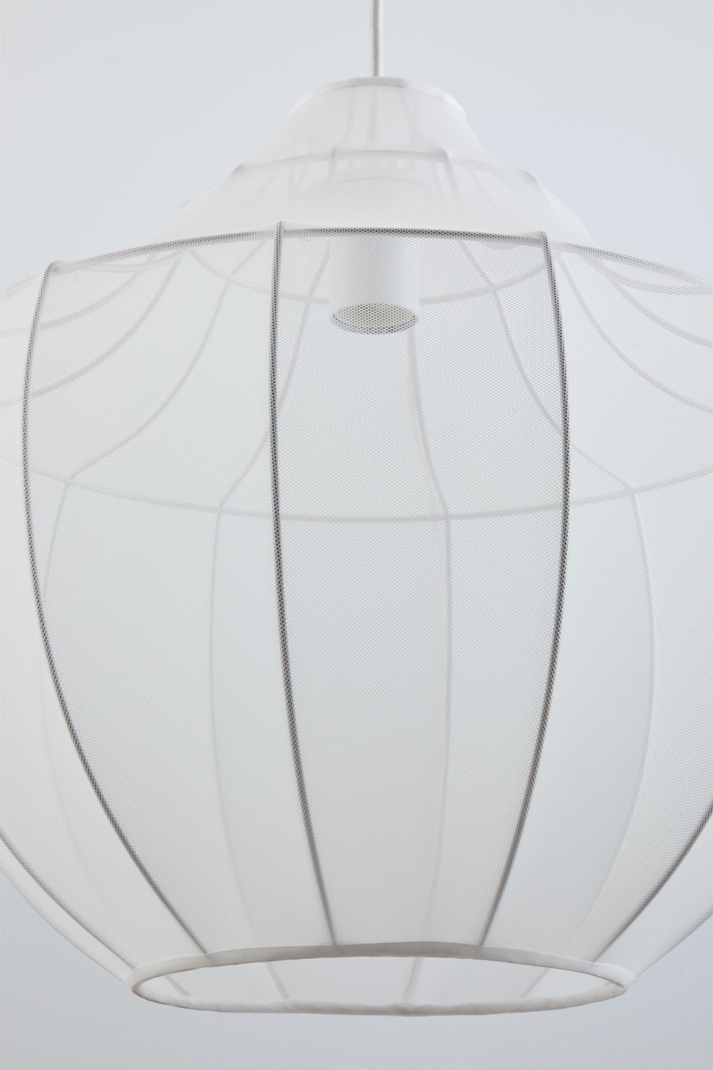 Lampada da soffitto Adaya in metallo e tessuto