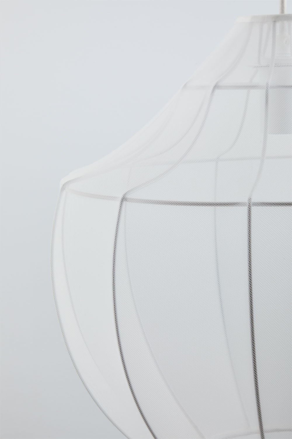 Lampada da soffitto Adaya in metallo e tessuto