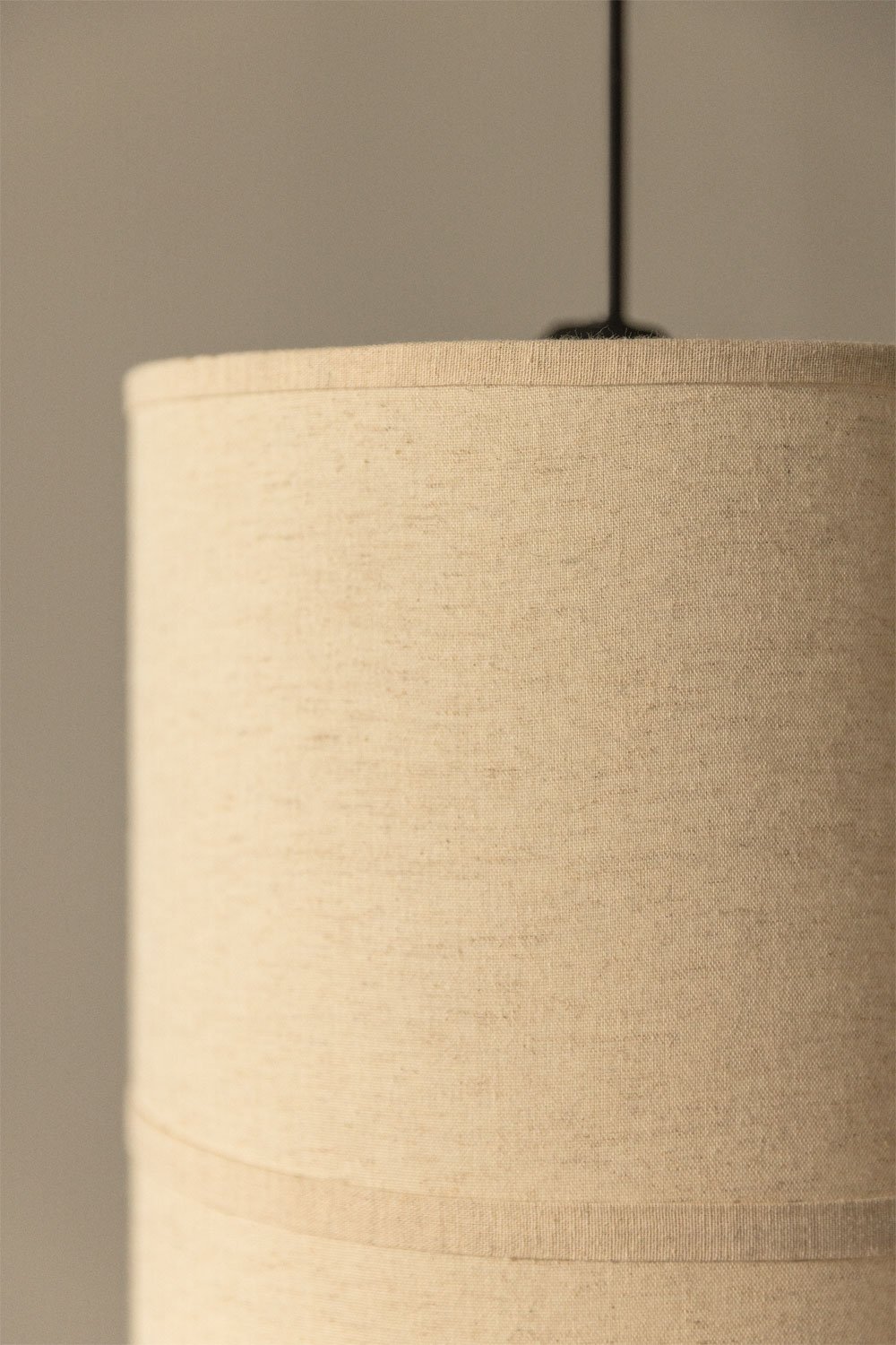 Lampada da soffitto Olinda in cotone riciclato