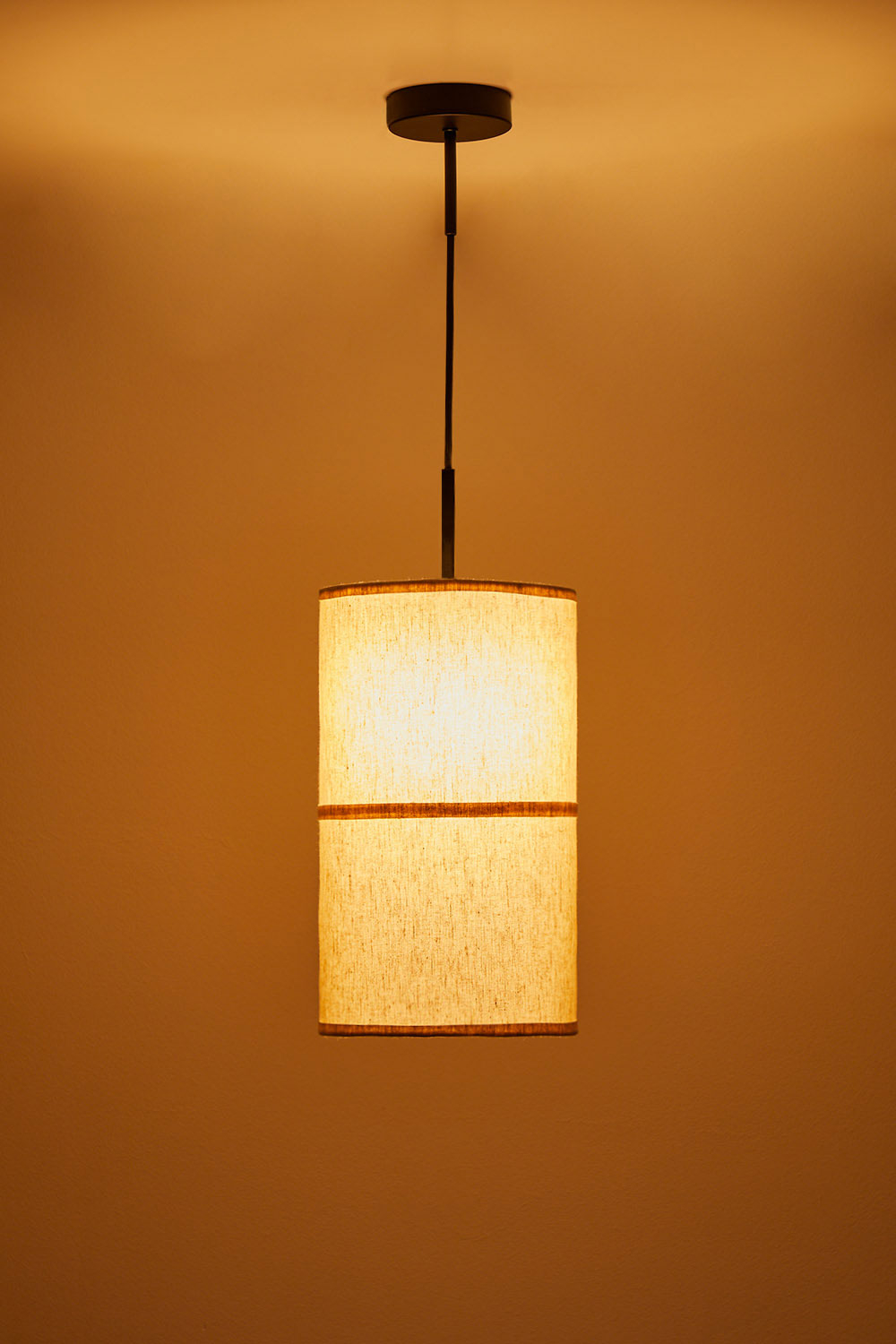 Lampada da soffitto Olinda in cotone riciclato