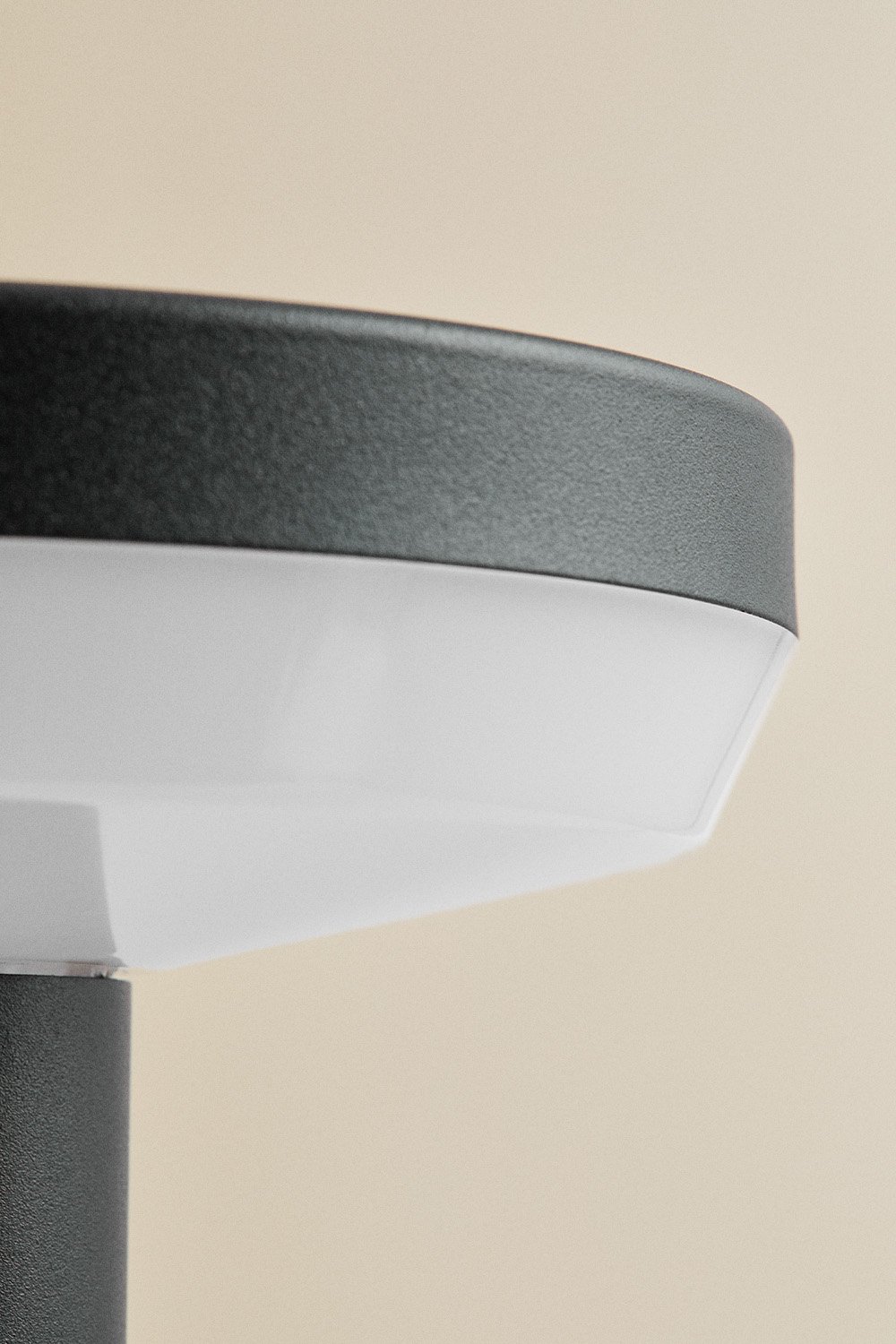 Faro solare LED da esterno Ovint in acciaio inox