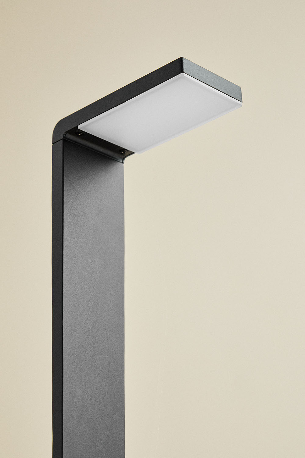 Lampada solare LED da esterno in alluminio Luxore