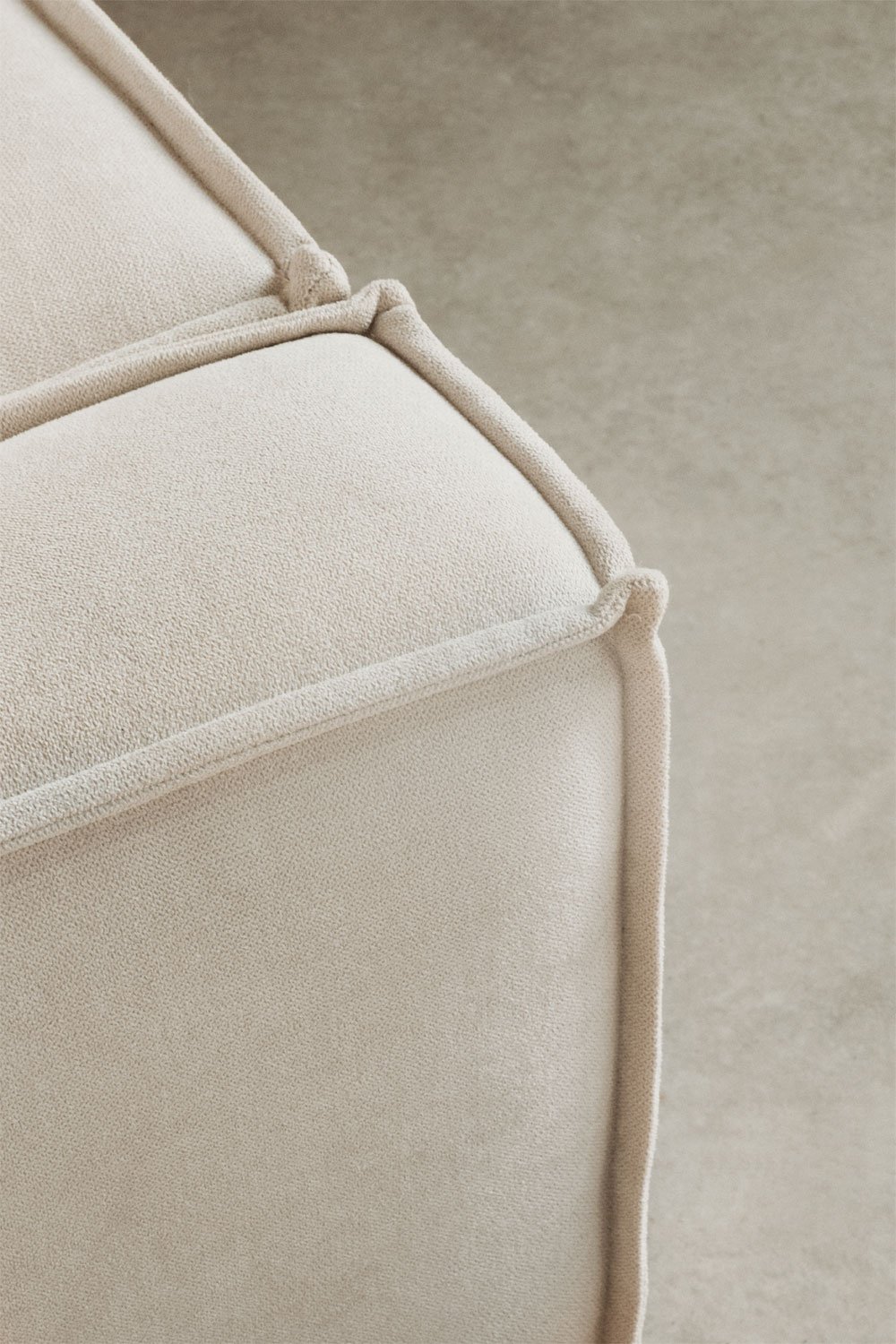 Letto con contenitore imbottito Lunari