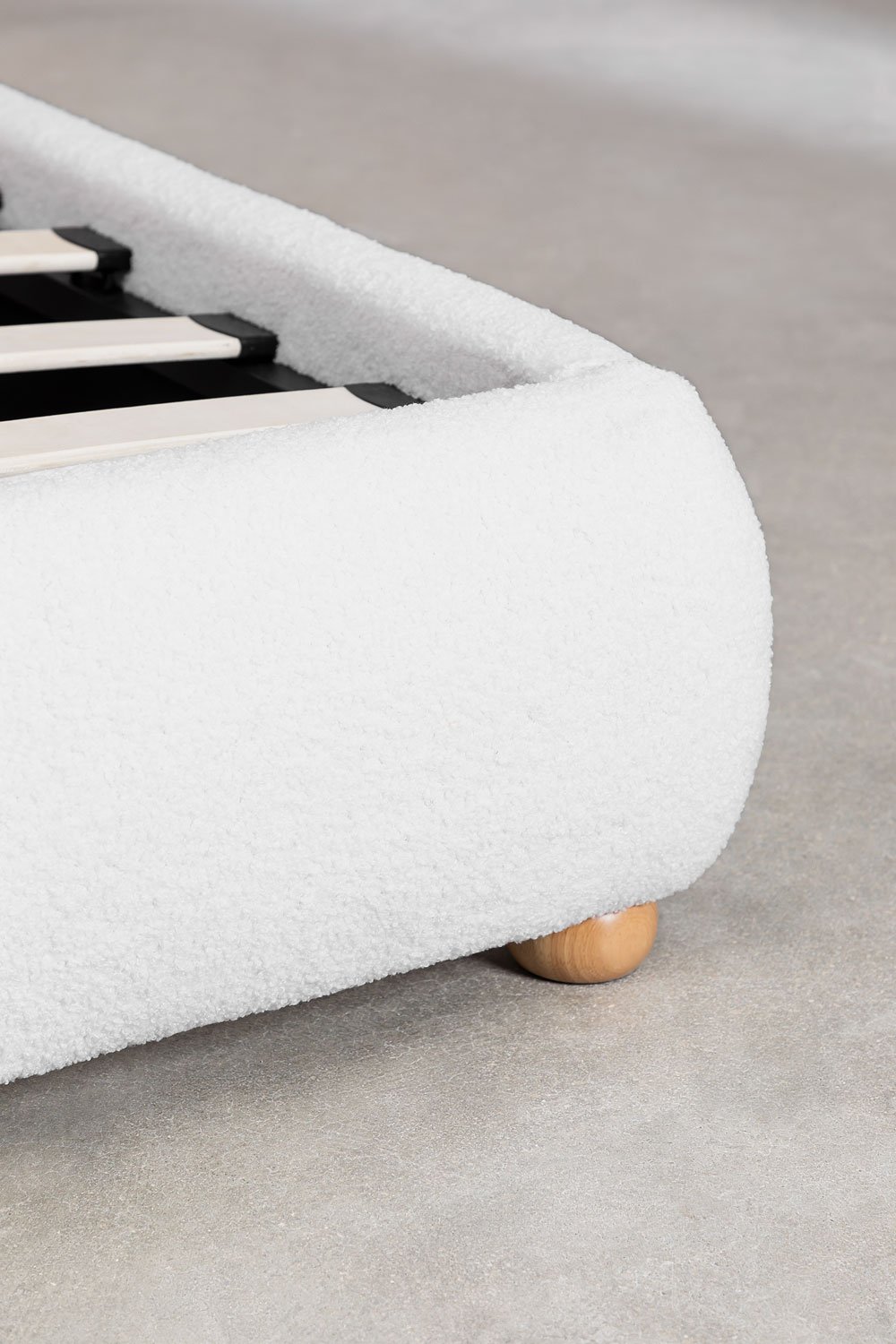 Divano letto pieghevole Winselet in lana d'agnello
