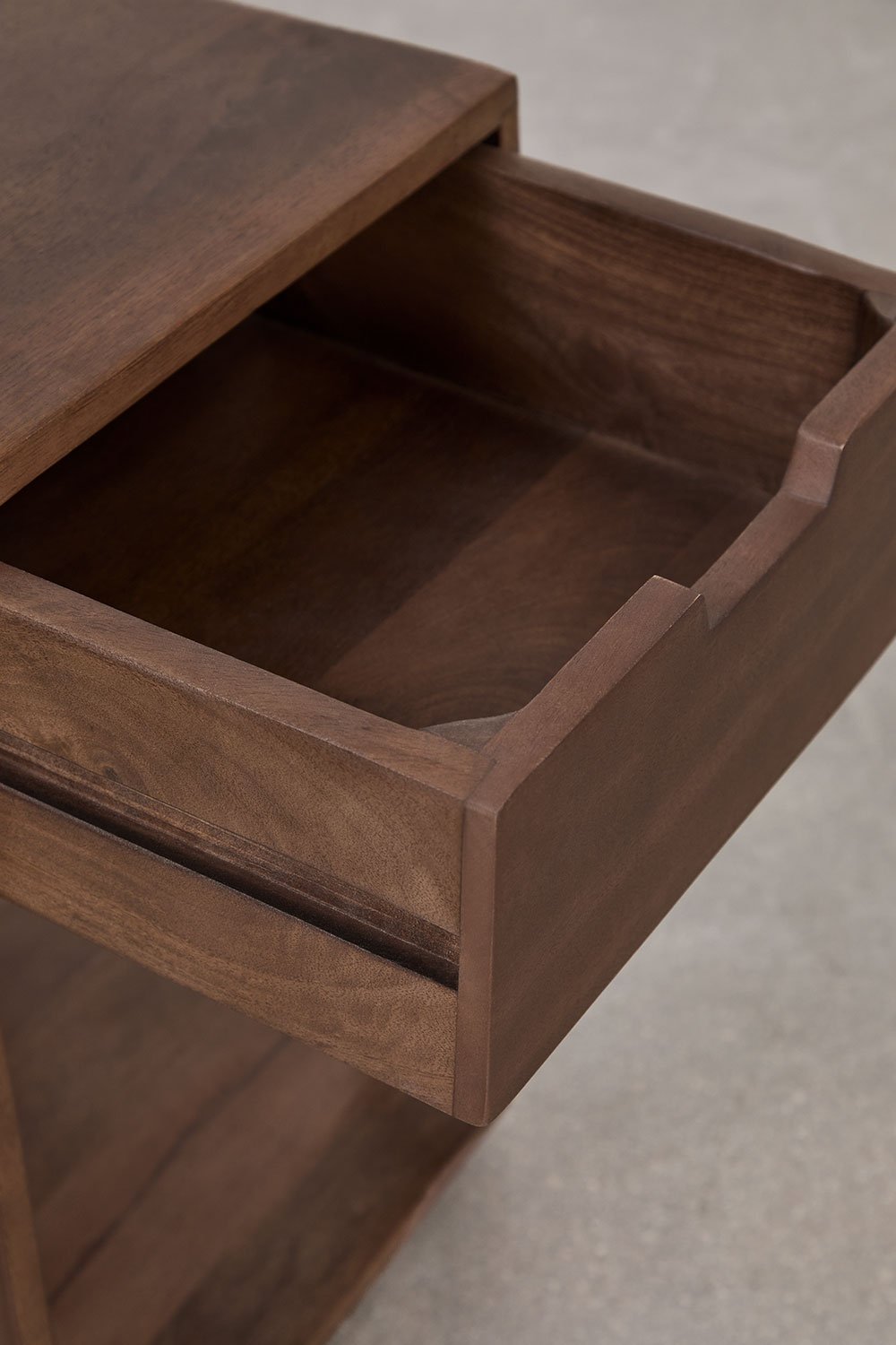 Confezione da 2 comodini quadrati 35x35 cm in legno Leduc
