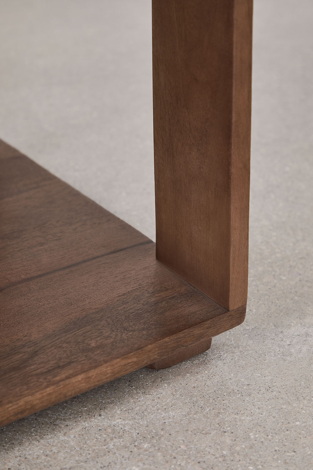 Confezione da 2 comodini quadrati 35x35 cm in legno Leduc