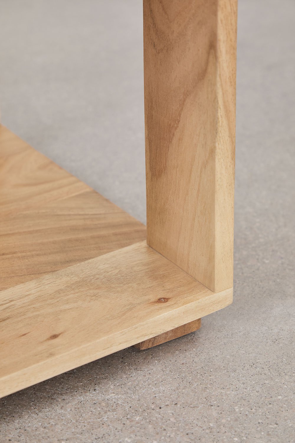 Comodino quadrato 35x35 cm in legno Leduc