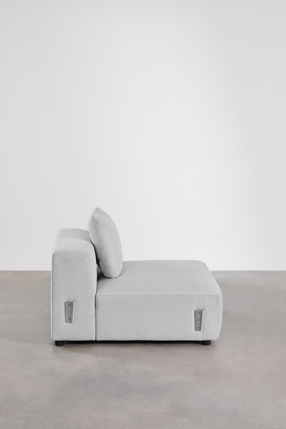 Modulo centrale (105x113 cm) con cuscino per divano modulare Bruna