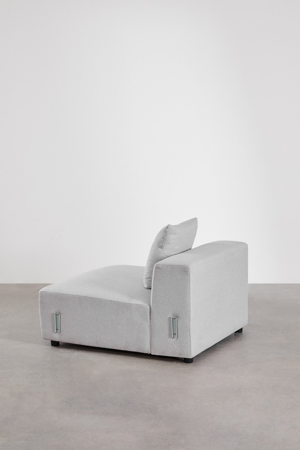 Modulo centrale (105x113 cm) con cuscino per divano modulare Bruna