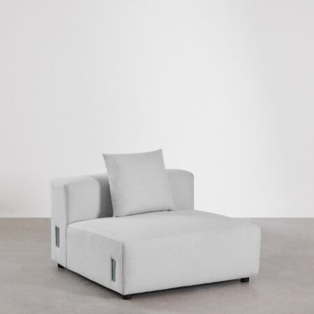 Modulo centrale (105x113 cm) con cuscino per divano modulare Bruna