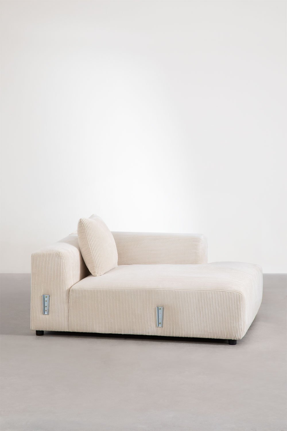 Módulo chaise longue destro con cuscino per divano modulare Bruna