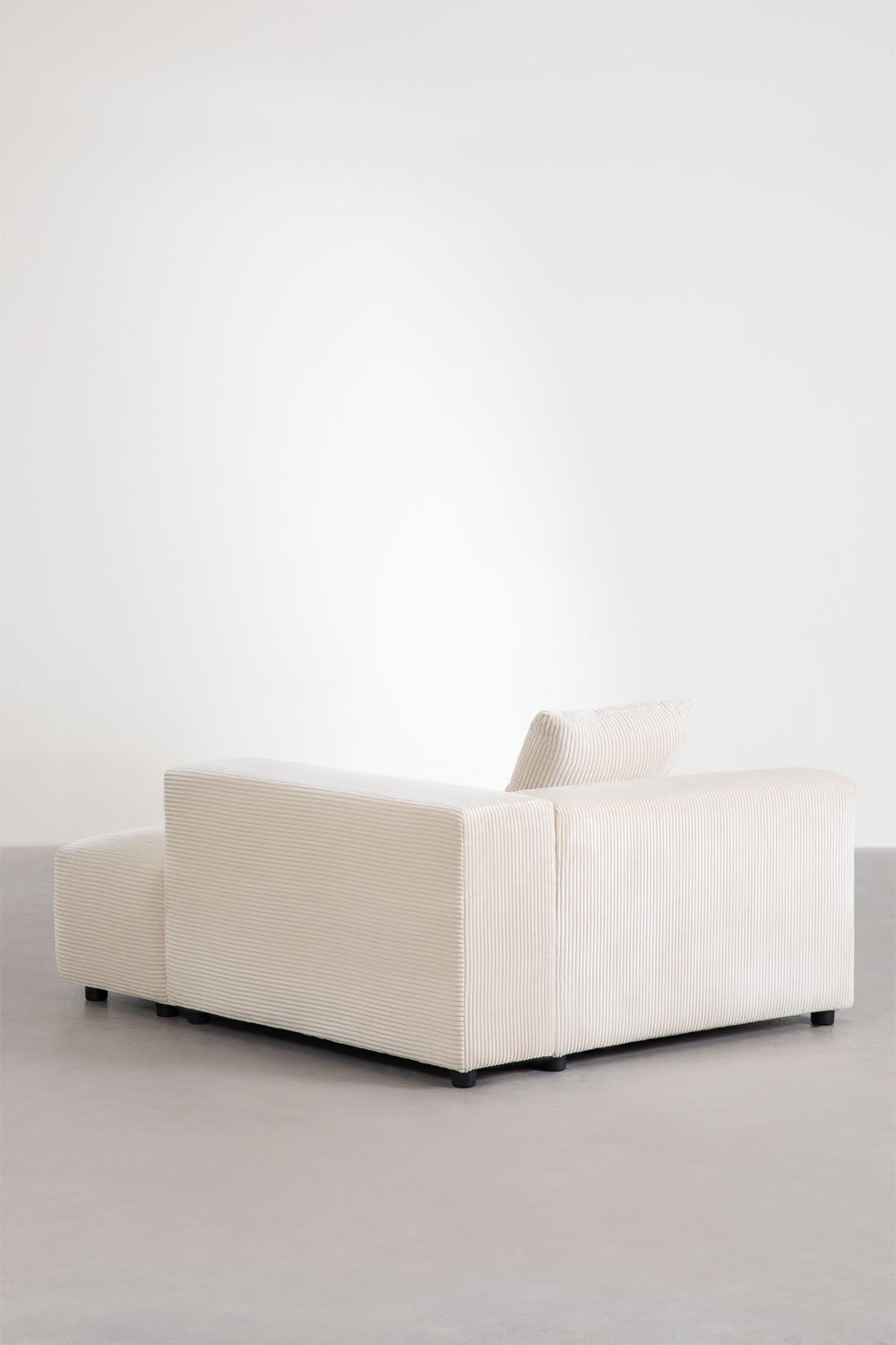 Módulo chaise longue destro con cuscino per divano modulare Bruna