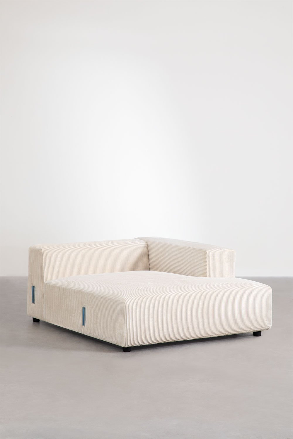 Modulo chaise longue destro per divano modulare Bruna
