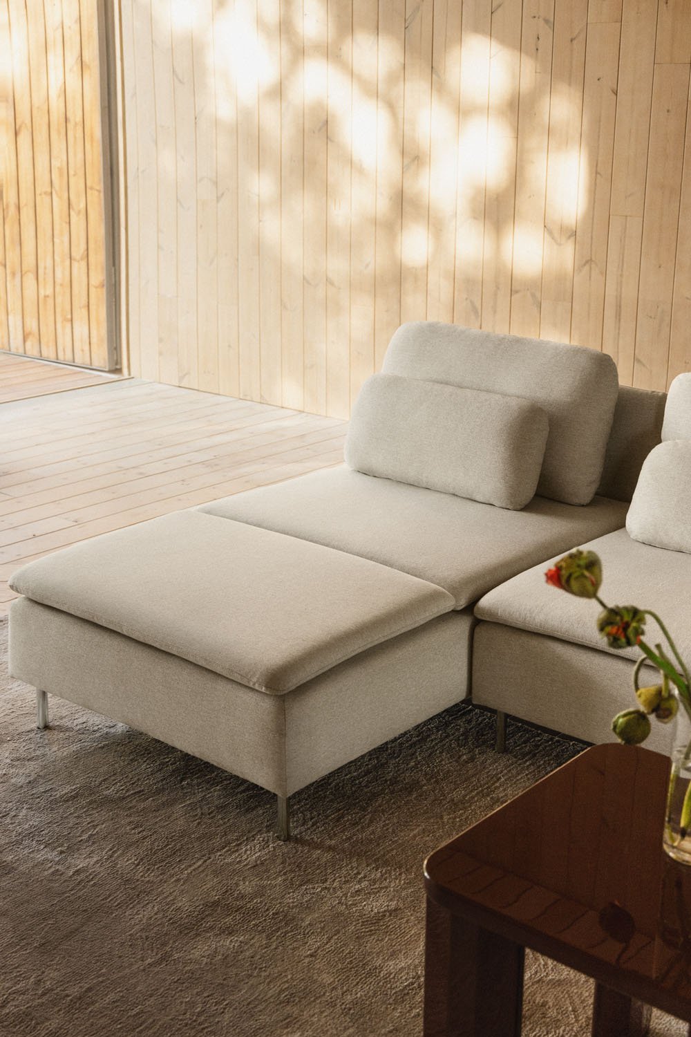 Modulo chaise longue per divano componibile Oriol