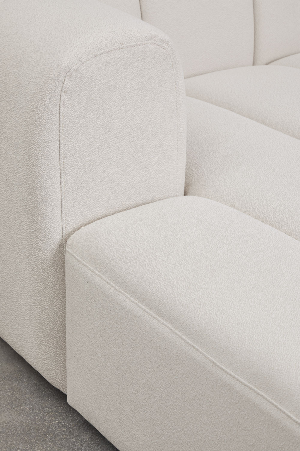 Modulo chaise longue sinistro per divano componibile Eliot
