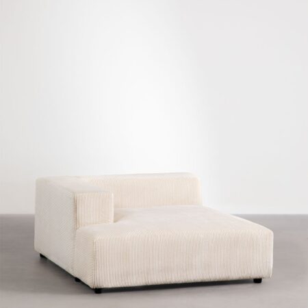 Modulo chaise longue sinistro per divano modulare Bruna