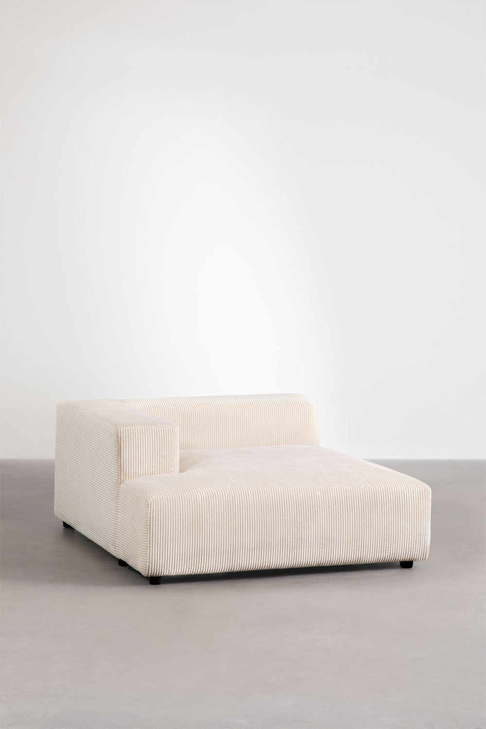 Modulo chaise longue sinistro per divano modulare Bruna