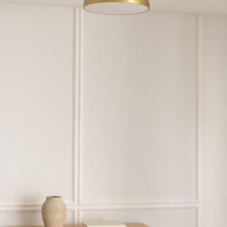Plafoniera a soffitto LED in ferro Gong