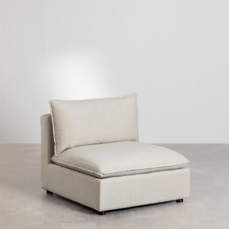 Poltrona in tessuto stile Estefan