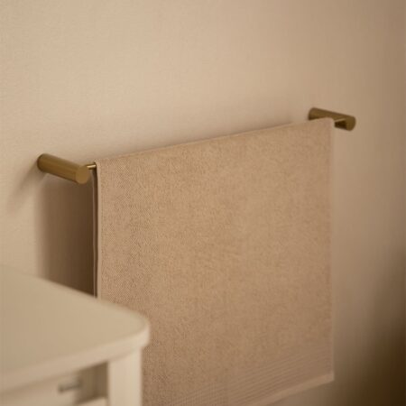 Portasciugamani da parete Devon in acciaio inox con barra (â†”ï¸Ž60 cm)