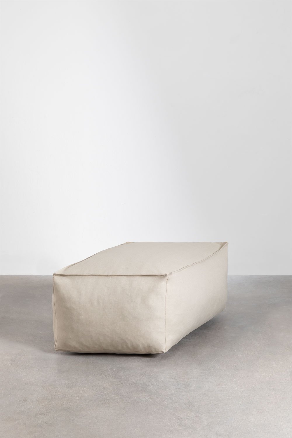 Pouf da giardino 110x65 cm in tessuto Dojans
