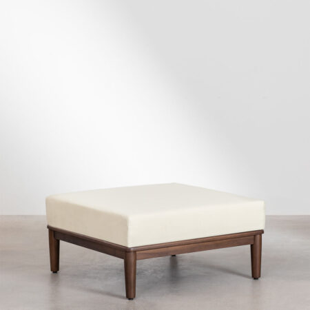 Pouf Giulia in legno di acacia