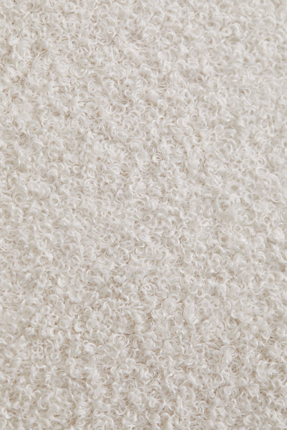 Pouf triangolare per divano componibile in shearling Borjan