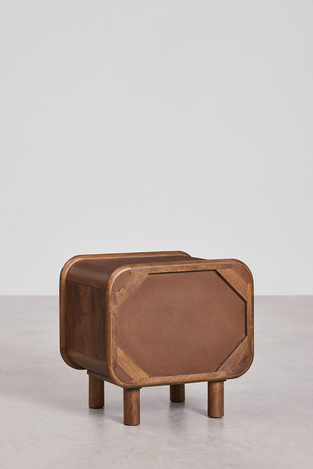 Confezione da 2 comodini 50x43 cm in legno di mango Gina