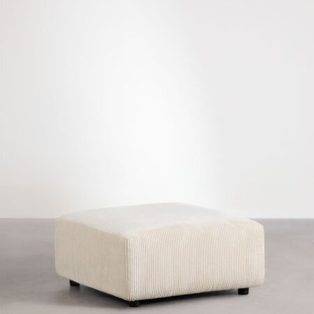 Pouf (85x85 cm) per divano componibile Bruna