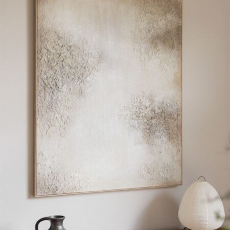 Dipinto decorativo con texture in gesso (100x120 cm) Bestue