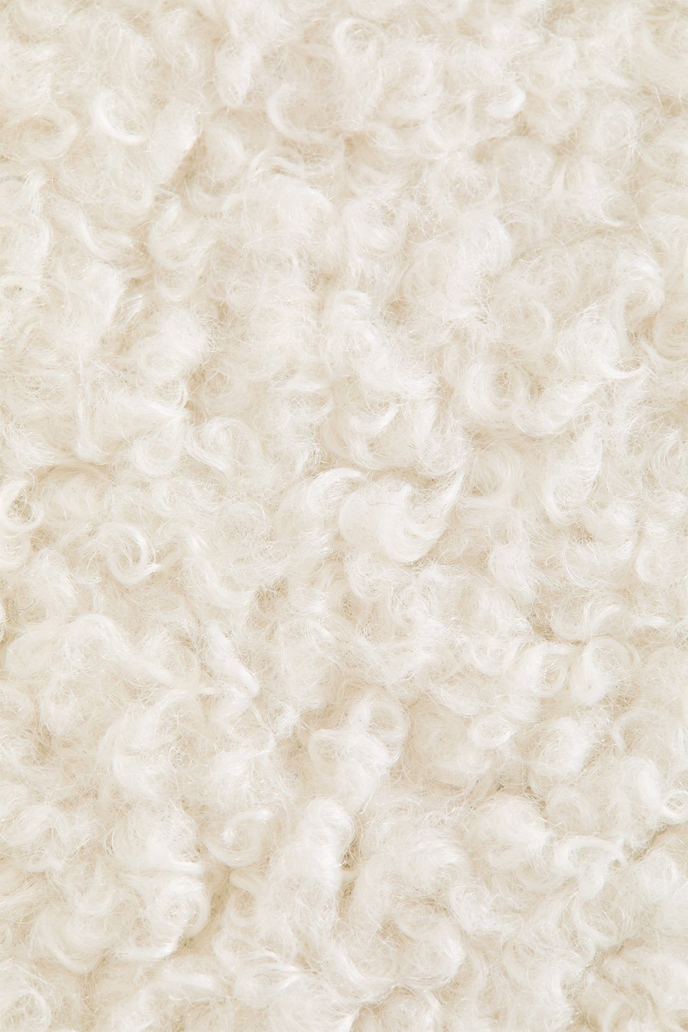 Sedia da pranzo con braccioli in shearling Banfil