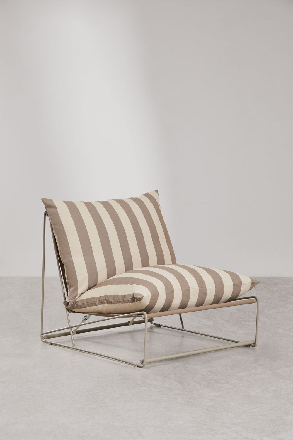 Set da giardino con poltrona e tavolino convertibile Amaro