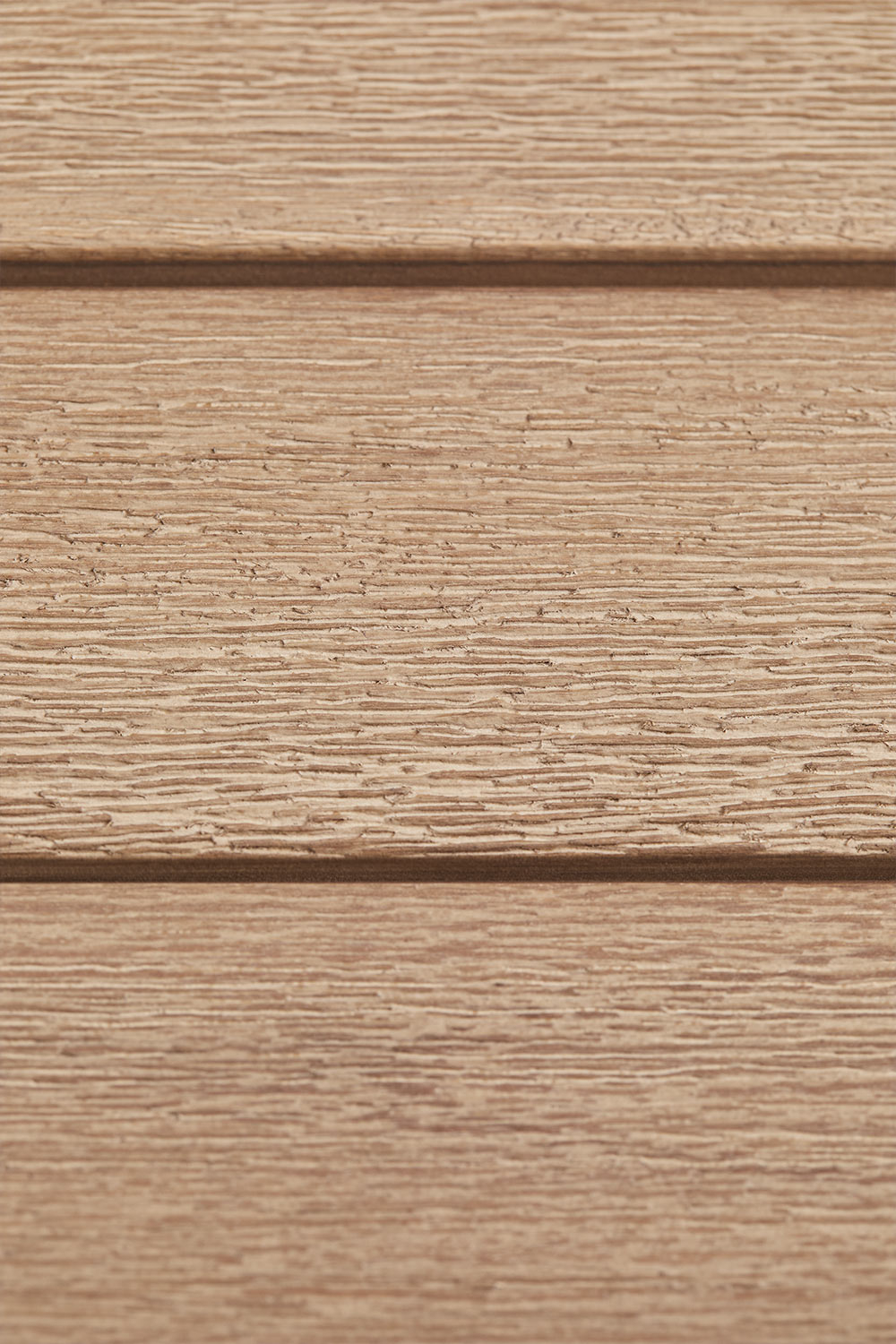 Set da salotto con divano modulare angolare a 5 pezzi con tavolini in acacia Portet