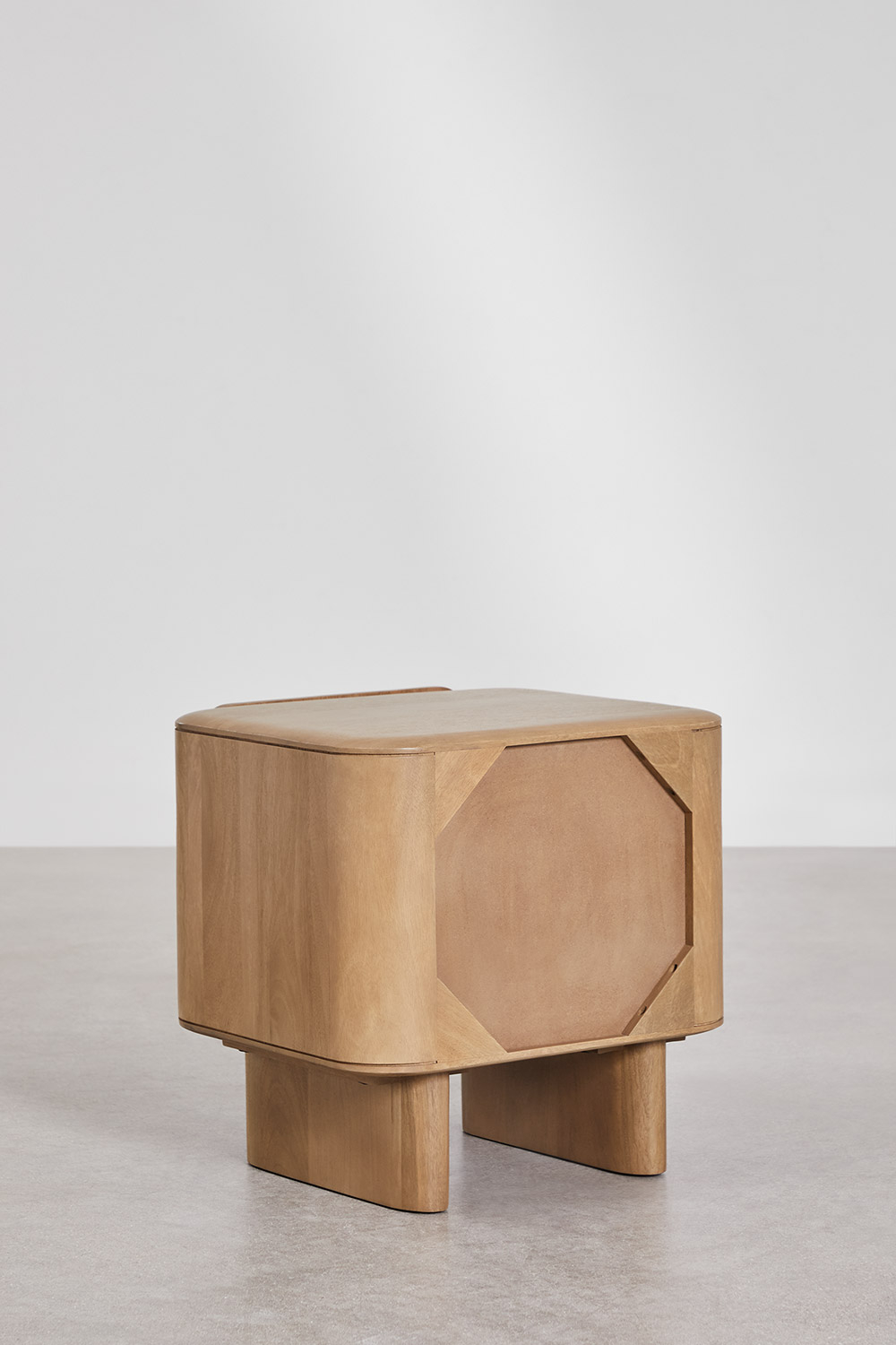 Set di 2 comodini 50x45 cm in legno di mango Miller