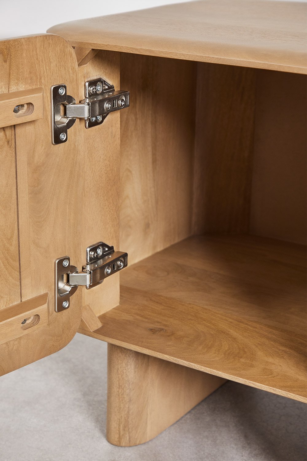 Set di 2 comodini 50x45 cm in legno di mango Miller