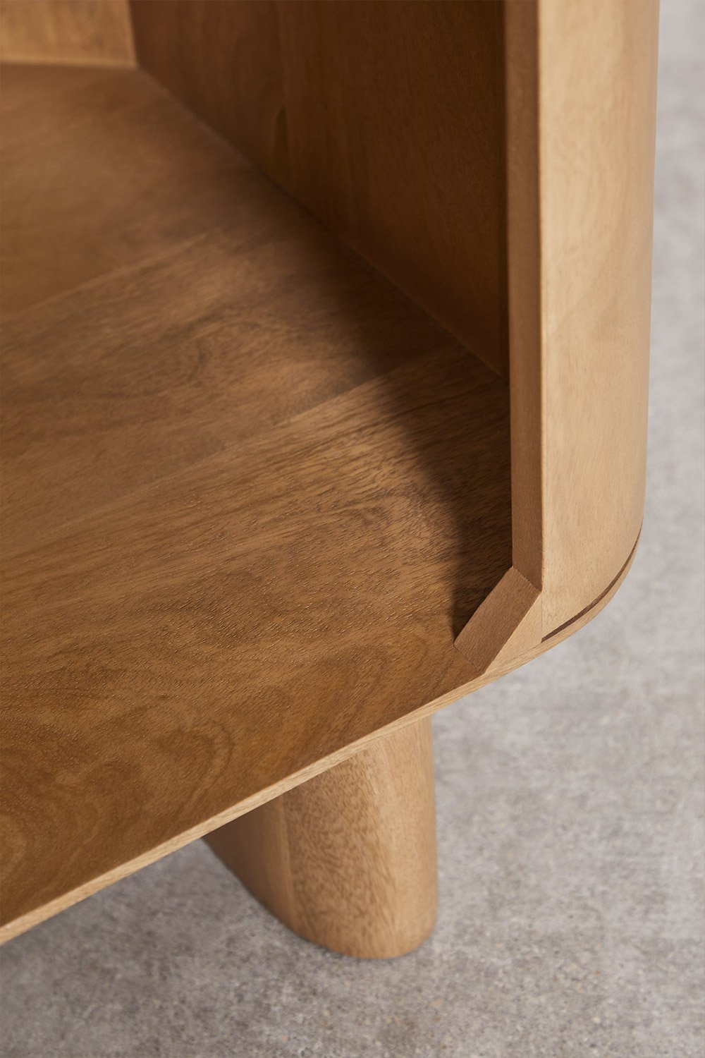 Set di 2 comodini 50x45 cm in legno di mango Miller
