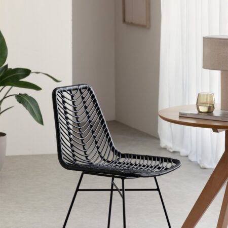 Set di 2 sedie da pranzo in rattan sintetico Gouda Colors