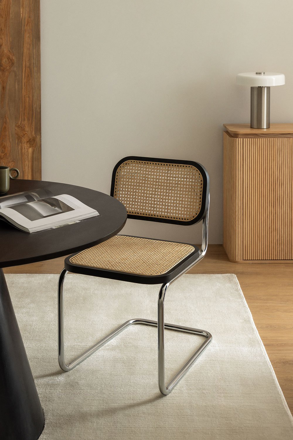 Set di 2 sedie da pranzo in rattan Tento