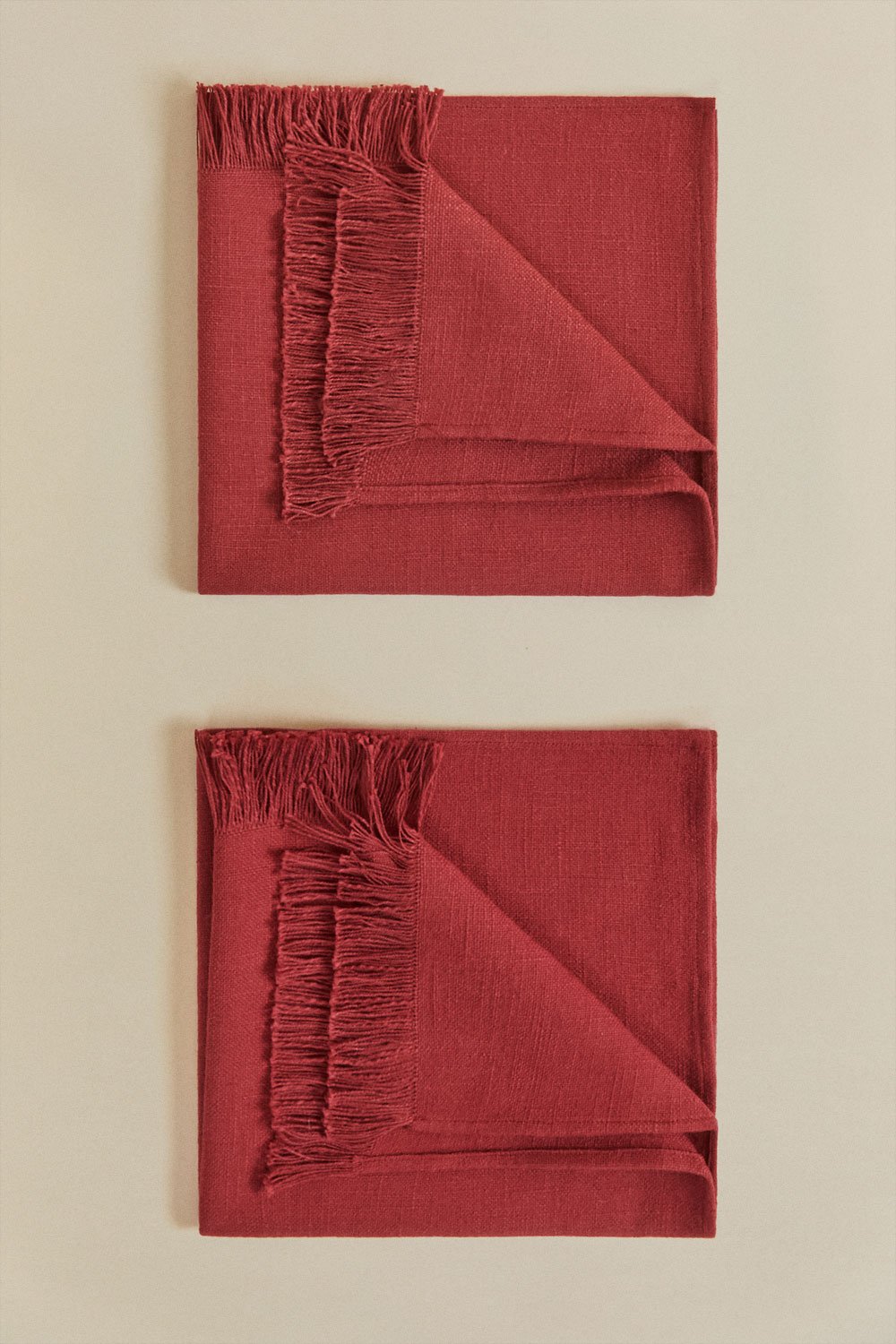Set di 2 tovaglioli di cotone disegno Viwela
