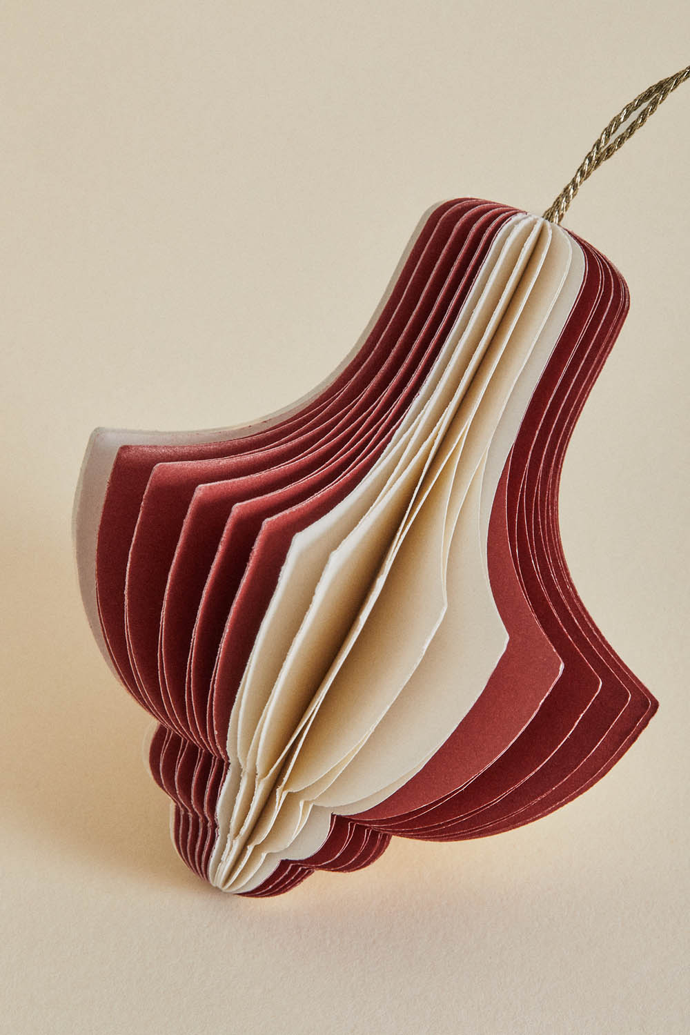 Set di 3 decorazioni natalizie in carta Luriane