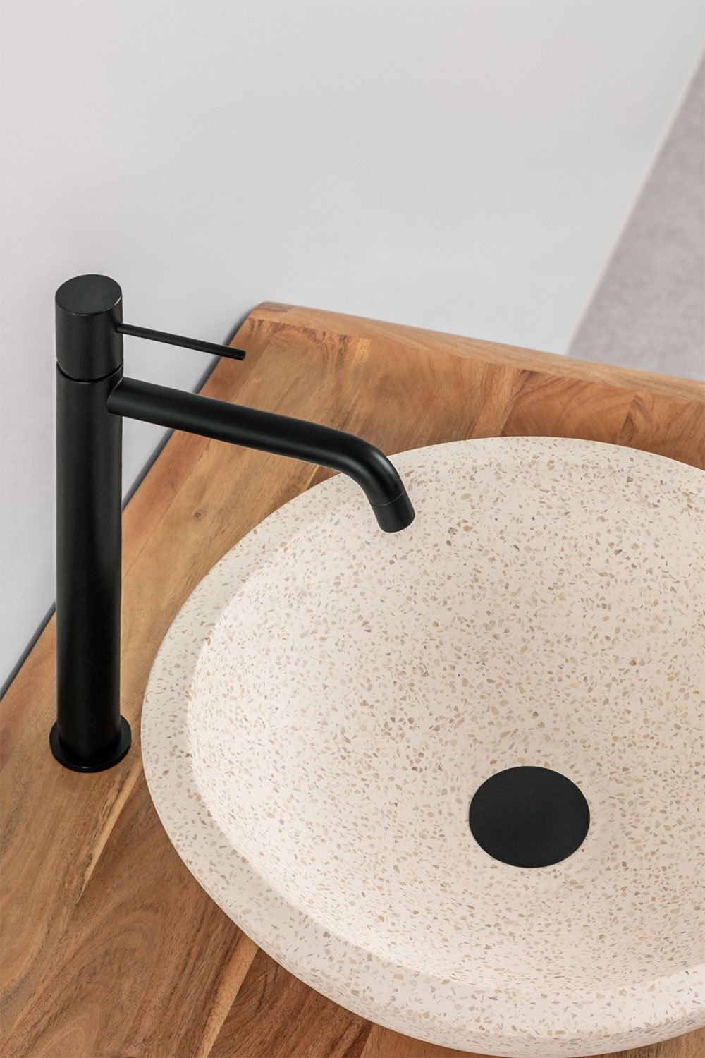 Set di mobili da bagno in legno di acacia Vacry