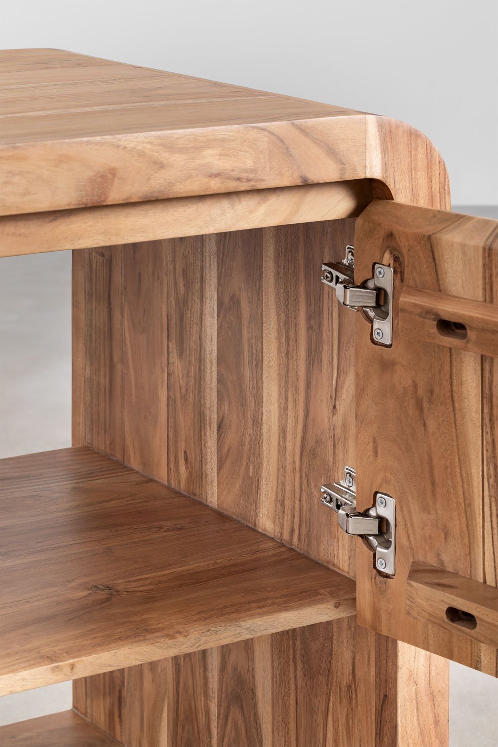 Set di mobili da bagno in legno di acacia Vacry