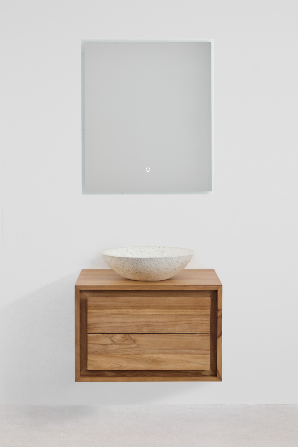 Set di mobili da bagno in legno di teak Jabari