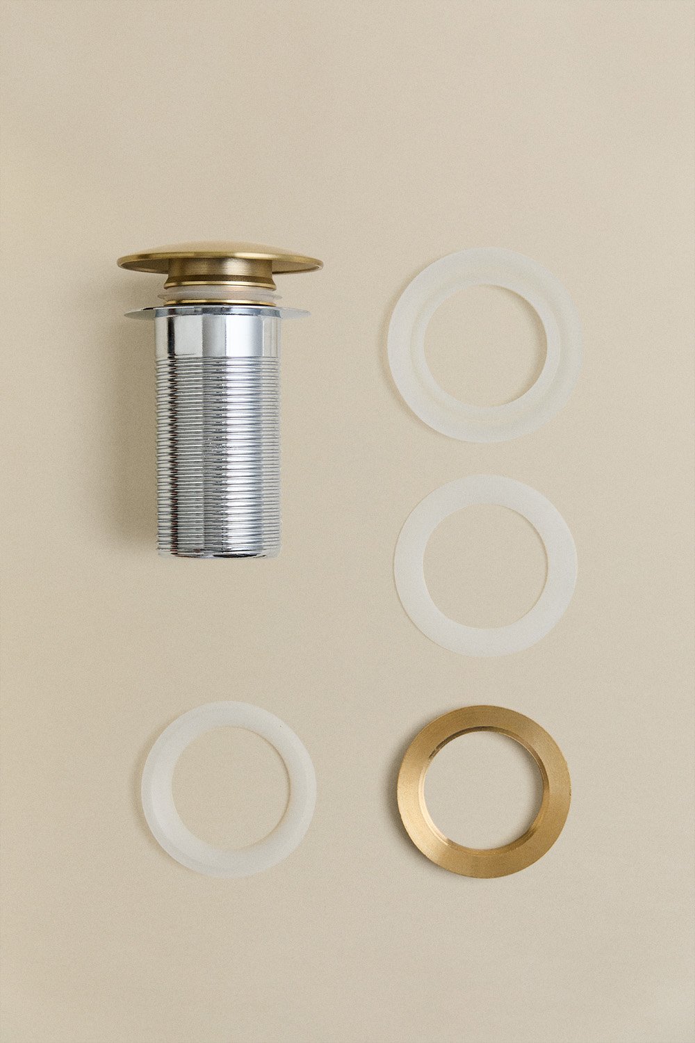 Set di mobili da bagno in legno con lavabo integrato Fiore